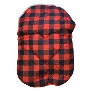 JOLLY JUMPER Buffalo Plaid Baby Cuddle Bag Stroller Car Seat Cozy Cover Blanket